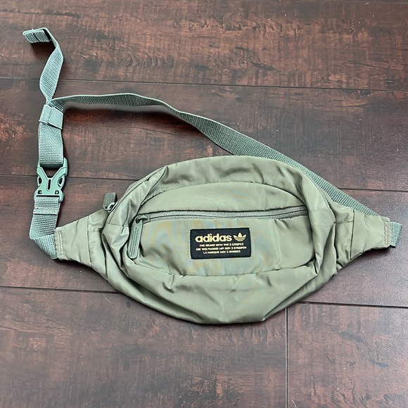 adidas Handbags - Adidas Olive Green Fanny Pack Bag